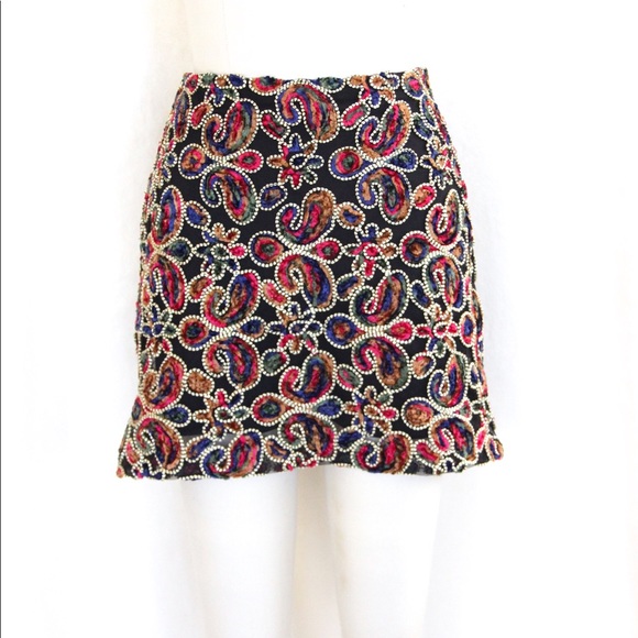 Zara Embellished Mini Skirt - Picture 5 of 8